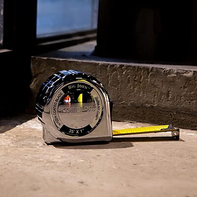 Komelon 535C Tape Measure, Closed, 1 In x 35 ft