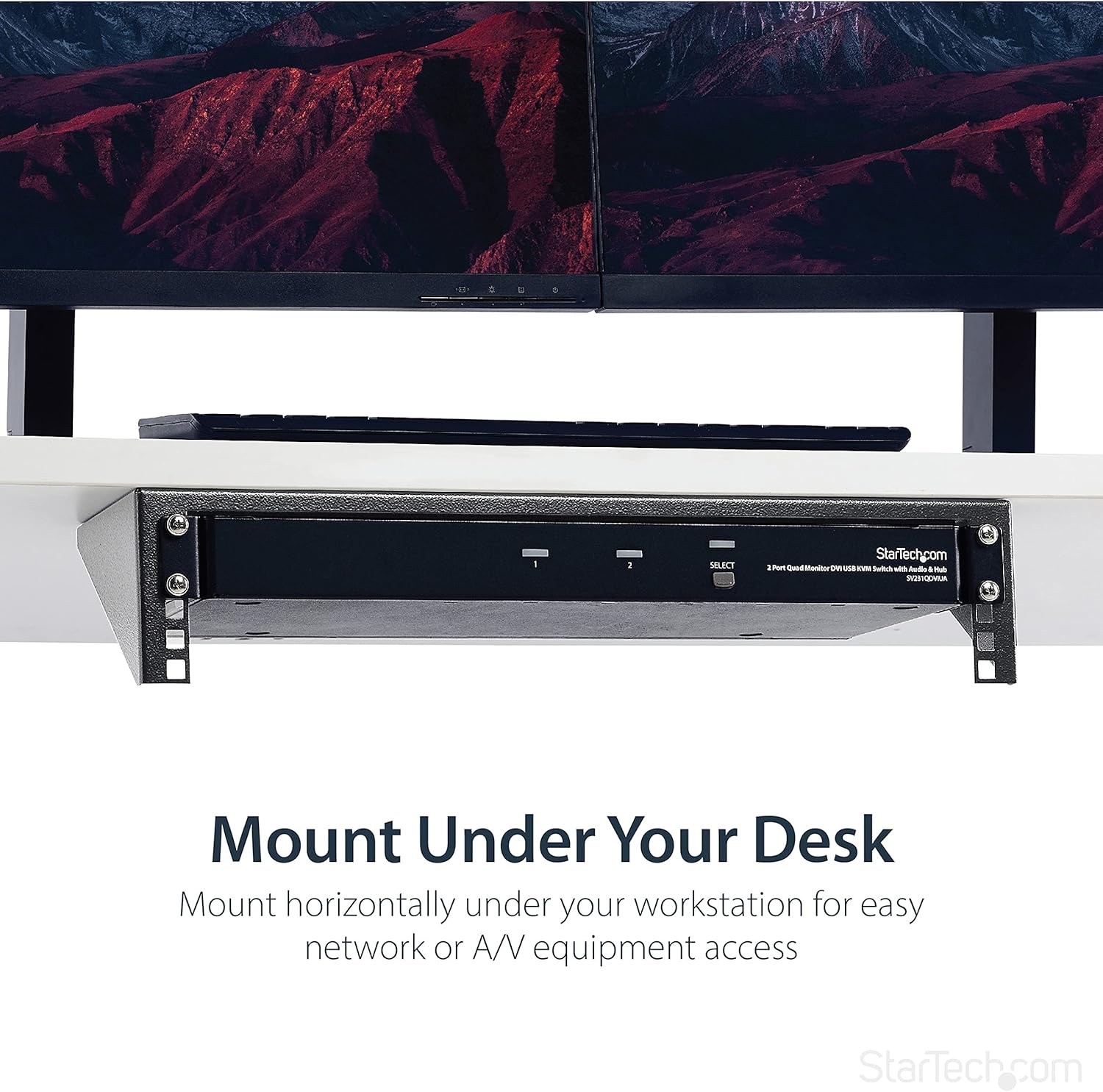 StarTech.com 19in Steel Vertical Wall Mount Rack Bracket