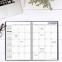 AT-A-GLANCE DayMinder Monthly Planner, Large 8 x 12, Black