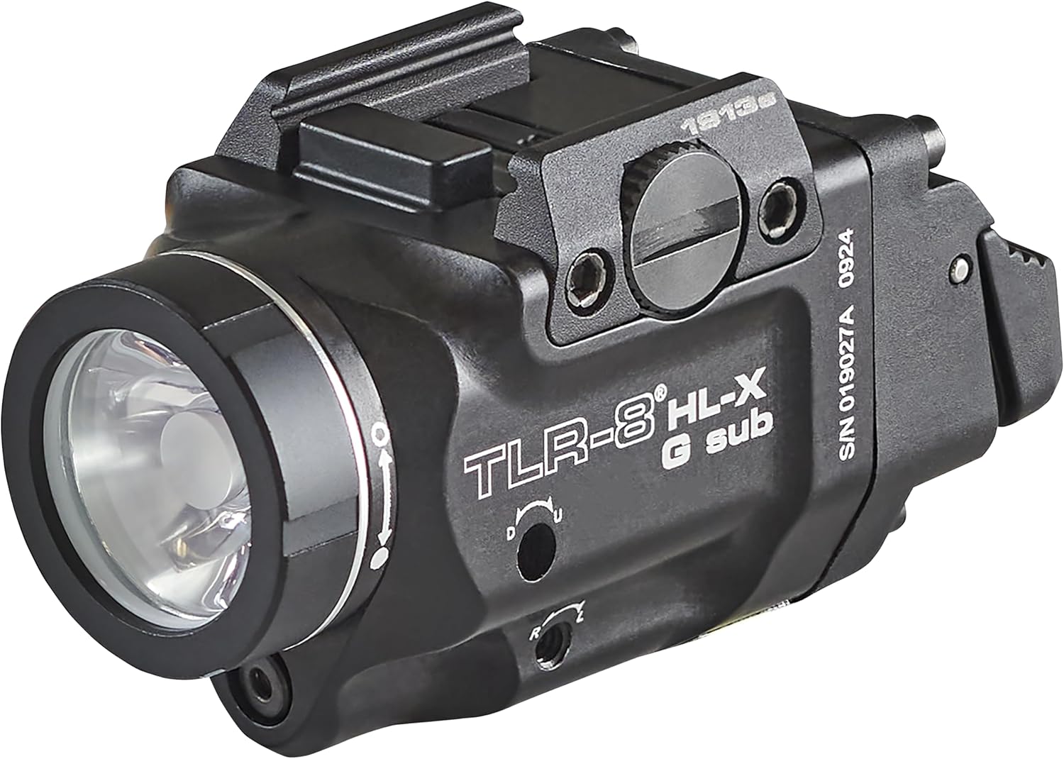 Streamlight 69478 TLR-8 HL-X G sub USB 1000-Lumen Weapon Rail-Mounted Rechargeable Tactical Flashlight with Integrated Green