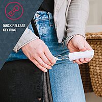 SABRE Red Hardcase Keychain Pepper Spray with Quick Release