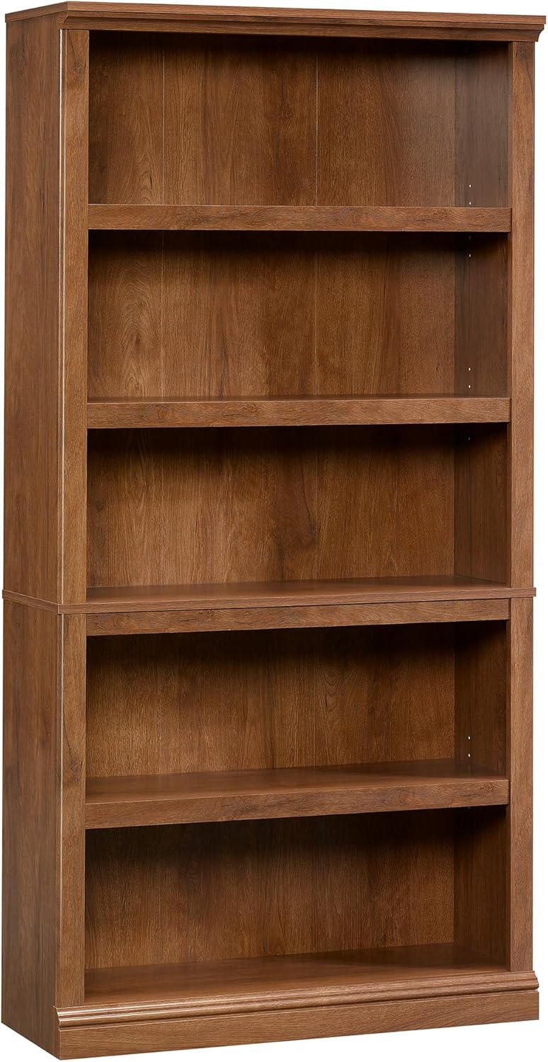 Sauder Select 5-Shelf Engineered Wood Bookcase