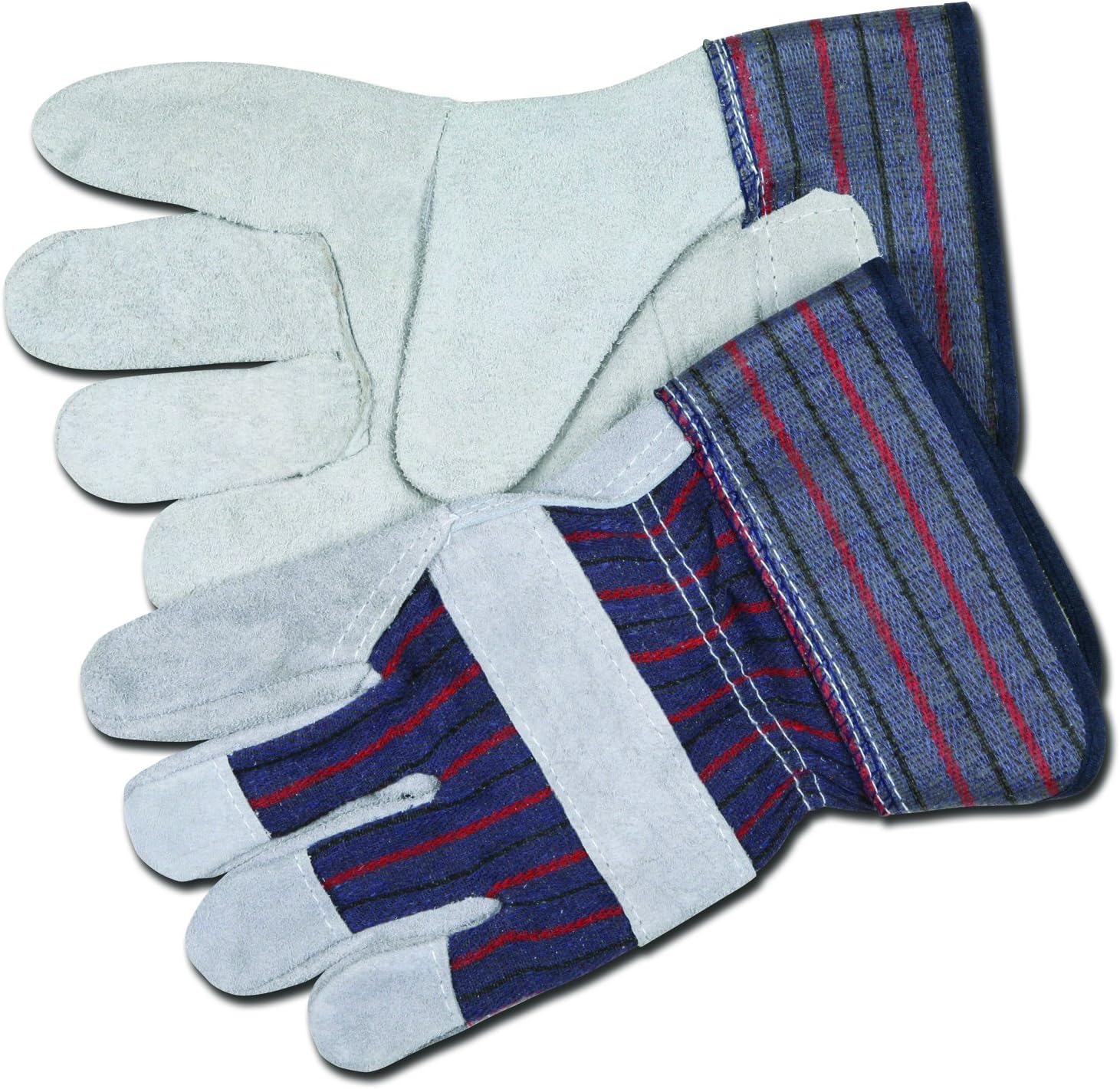 MCR Safety 12010 Economy Shoulder Split Cow Leather Palm Gloves