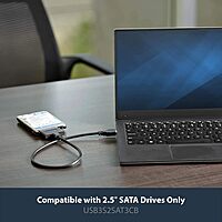 StarTech.com SATA to USB Adapter Cable for 2.5" SATA SSD/HDD - UASP, Bus-Powered