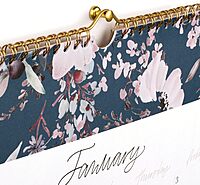 Cambridge 2026 Wall Calendar by Leah Bisch, Monthly, 15" x 12", Medium, Calista Floral (LB40-707-26)
