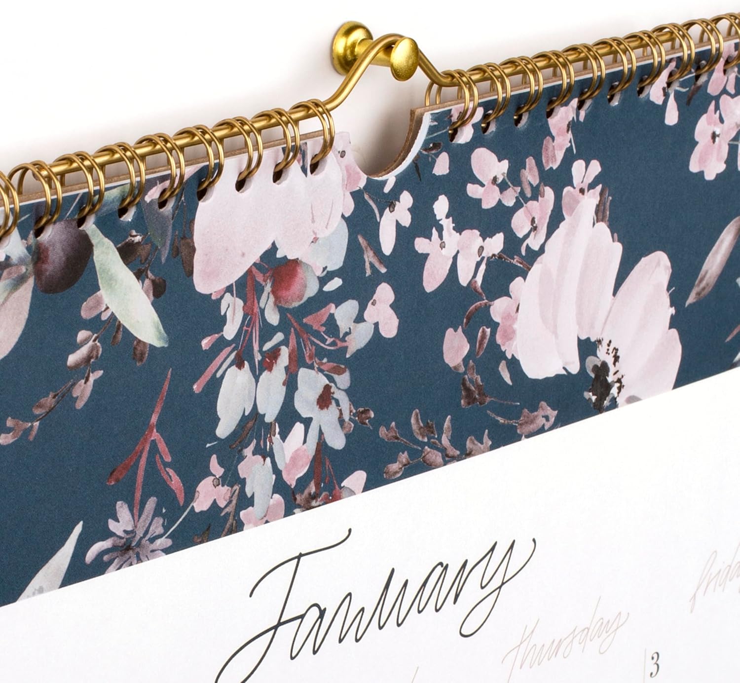 Cambridge 2026 Wall Calendar by Leah Bisch, Monthly, 15" x 12", Medium, Calista Floral (LB40-707-26)