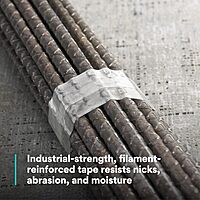 3M Scotch Filament Tape 898 — Clear Filament-Reinforced Packaging Tape