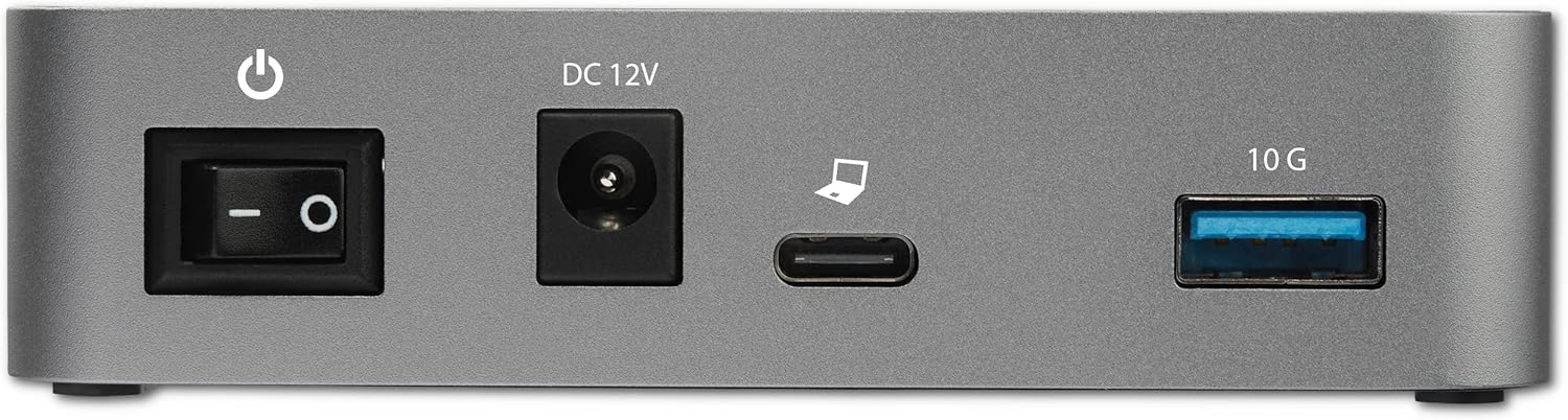 StarTech.com 4-Port USB C Hub - USB 3.2 Gen 2 (10Gbps) - 3x USB-A & 1x USB-C - Powered - Universal Power Adapter Included