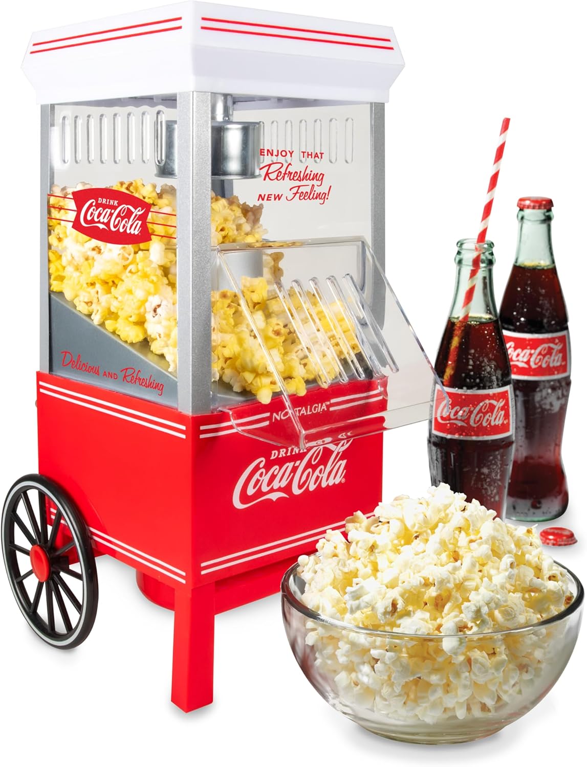 Nostalgia Vintage Hot-Air Popcorn Maker Machine