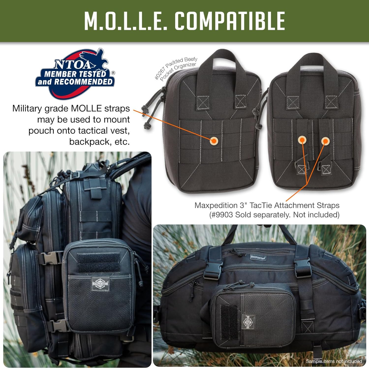 MAXPEDITION Padded Beefy Pocket Organizer EDC Pouch