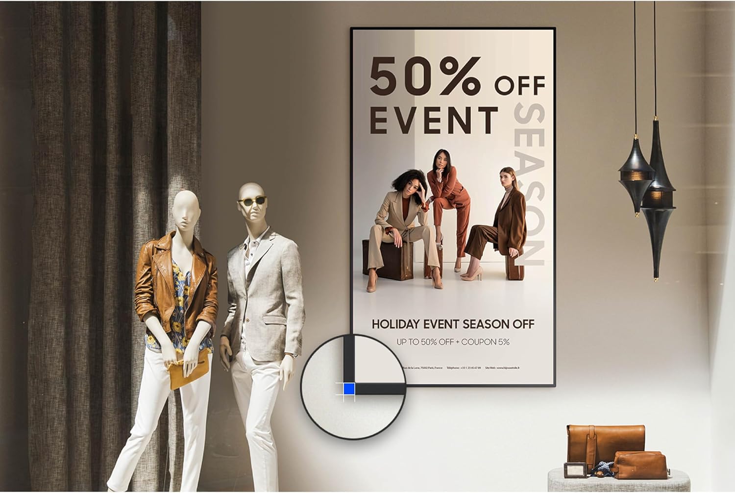 SAMSUNG QMC Series 4K UHD Commercial Signage Display