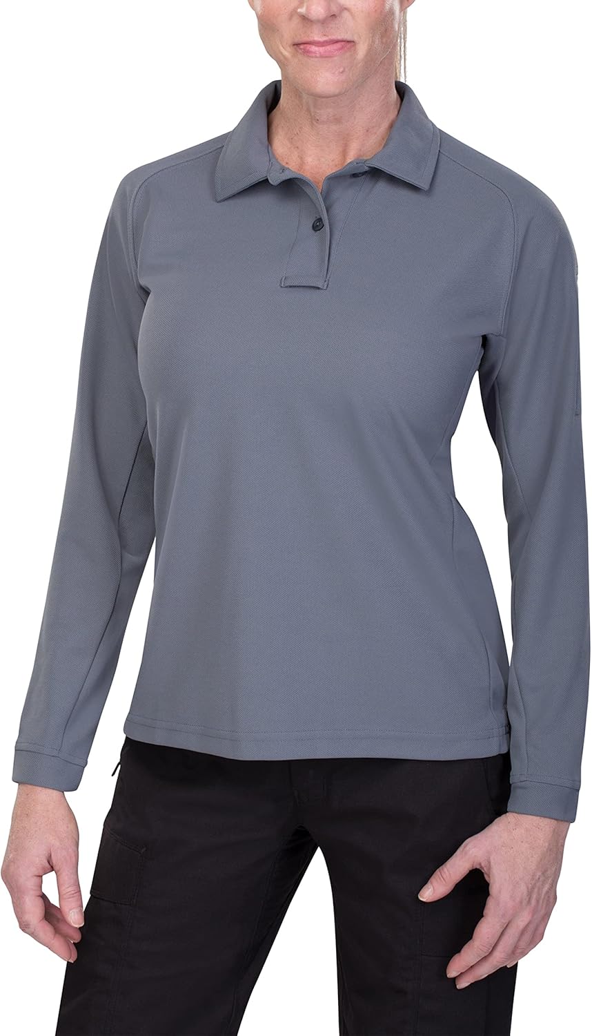 Vertx Womens ColdBlack Long Sleeve Tactical Polo Shirt