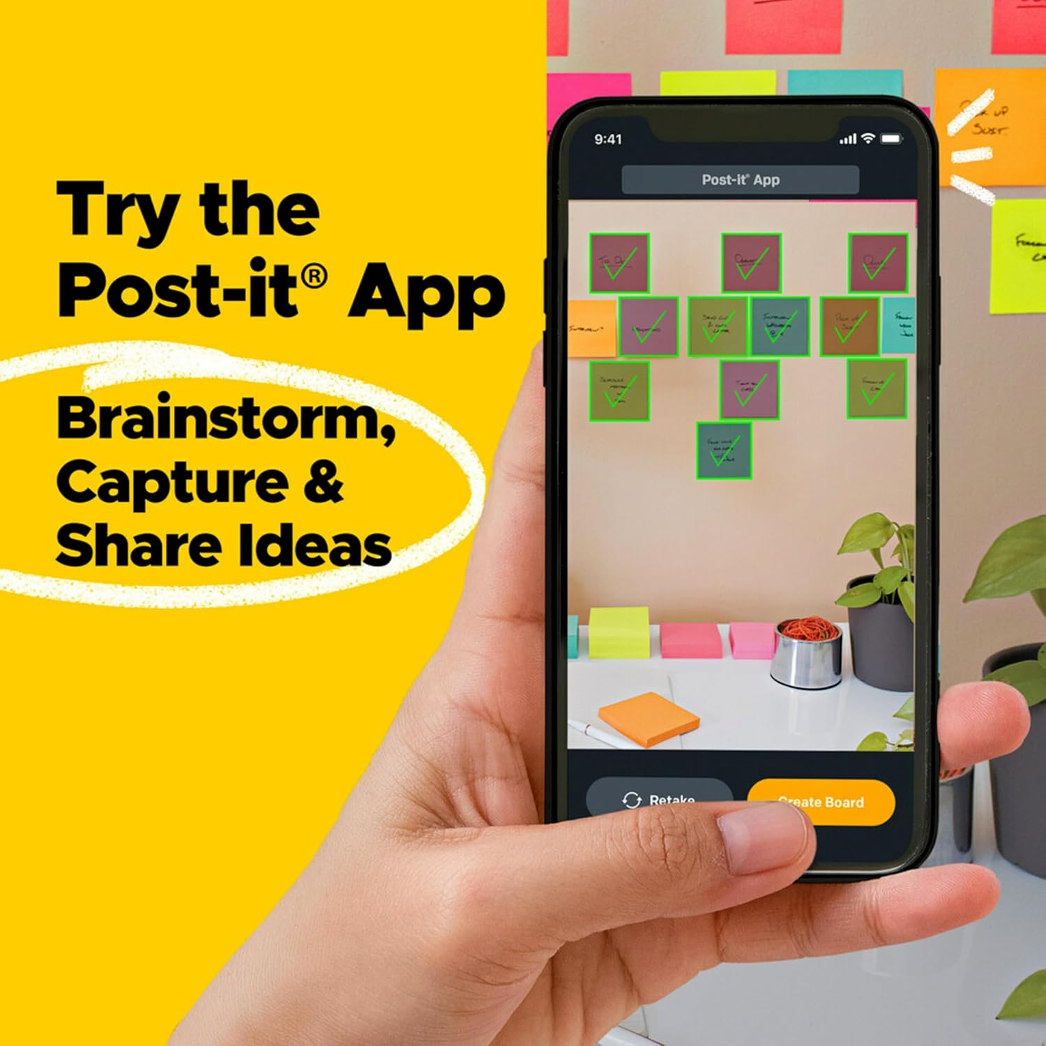 Post-it Super Sticky Notes, 18 Sticky Note Pads, 1 7/8 x 1 7/8 in., Energy Boost Collection