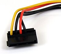 StarTech.com 6in LP4 (4-pin Molex) to SATA Power Cable Adapter