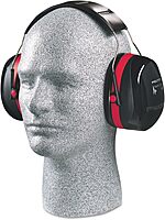 3M H10A Peltor Optime 105 High Performance Ear Muffs, Black/Red, One Pair