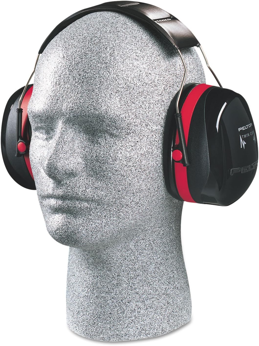 3M H10A Peltor Optime 105 High Performance Ear Muffs, Black/Red, One Pair