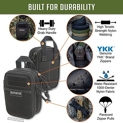 MAXPEDITION Double-Decker Mini Pocket Organizer EDC Pouch