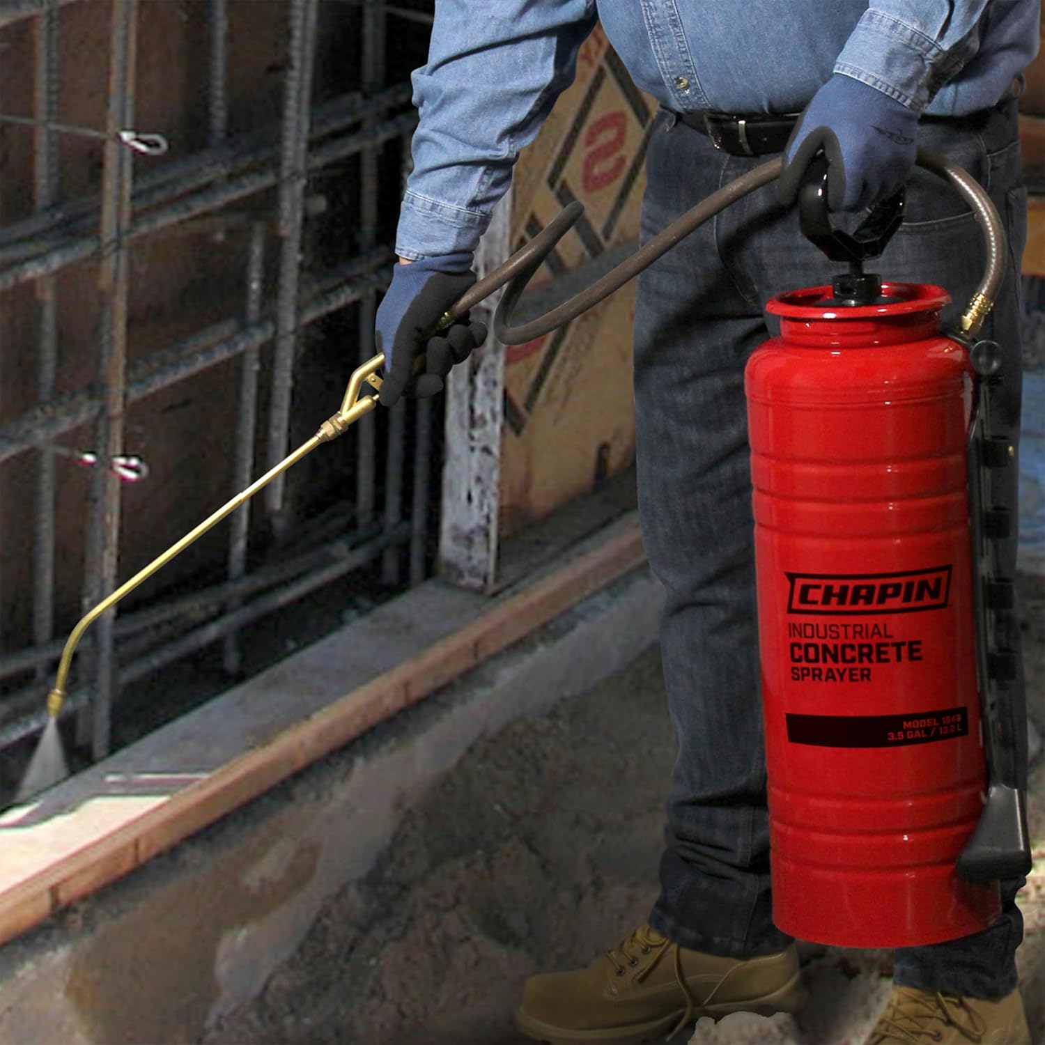 Chapin Portable Concrete Sprayer, 3-1/2-Gallon Capacity, Model# 1949 Industrial Concrete