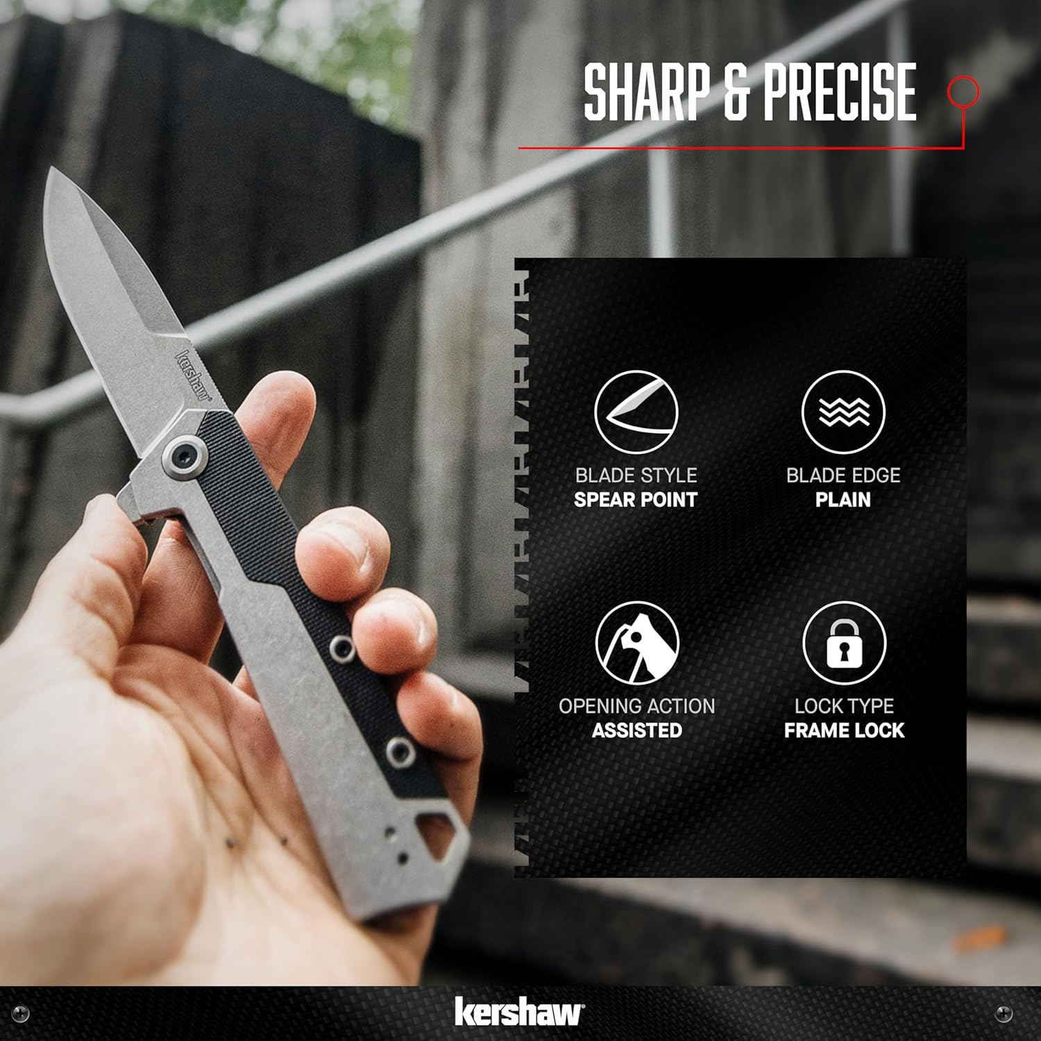 Kershaw Oblivion Folding Pocket Knife