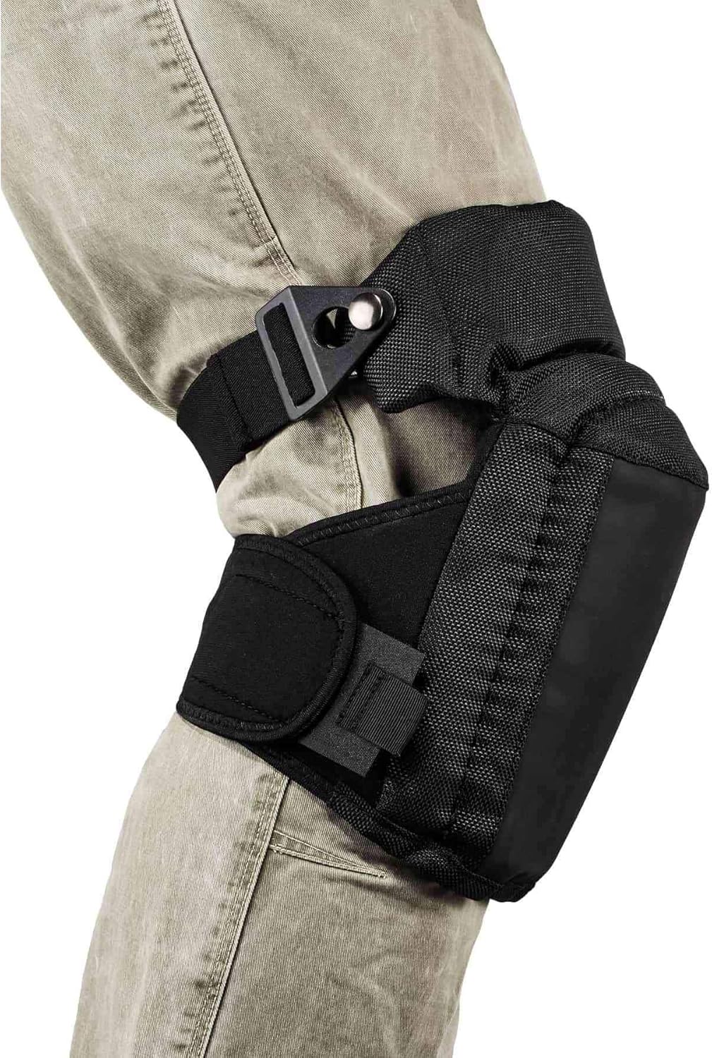 Ergodyne ProFlex 450 Gel Knee Pads with Comfort Hinge, Black (Pair)