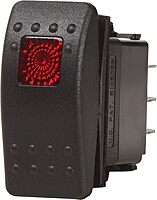 Blue Sea Systems Contura II Switch SPDT Black - (ON)-OFF-ON