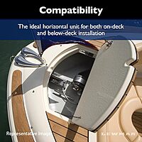 Lewmar Pro Fish 700 Fishing Windlass for 1/4" G4 Chain, Auto Free-Fall System, Maximum Pull 700 lbs