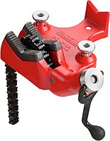 RIDGID Bench Chain Vises Bundle - BC610 Model Holds 1/4-6" Pipe & BC410 Model Holds 1/8-4" Pipe Modern + Top Screw Bench
