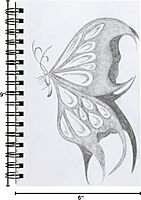 UCreate Poly Cover Sketch Book, Heavyweight, 9" x 6", 75 Sheets, Pack of 3