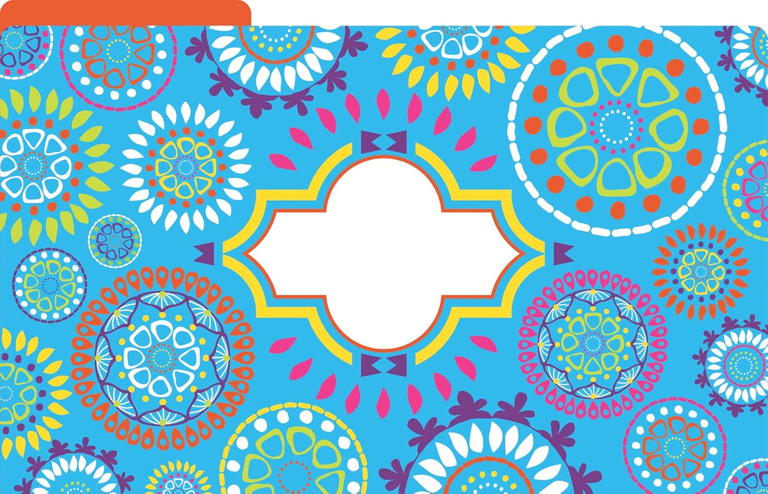 Barker Creek Legal-Size Designer File Folders, Moroccan, Multicolor, Replace Bland and Boring with Bright and Beautiful
