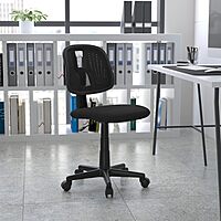 Flash Furniture Flash Fundamentals Mesh Mid-Back Swivel Task Office Chair with Pivot Back