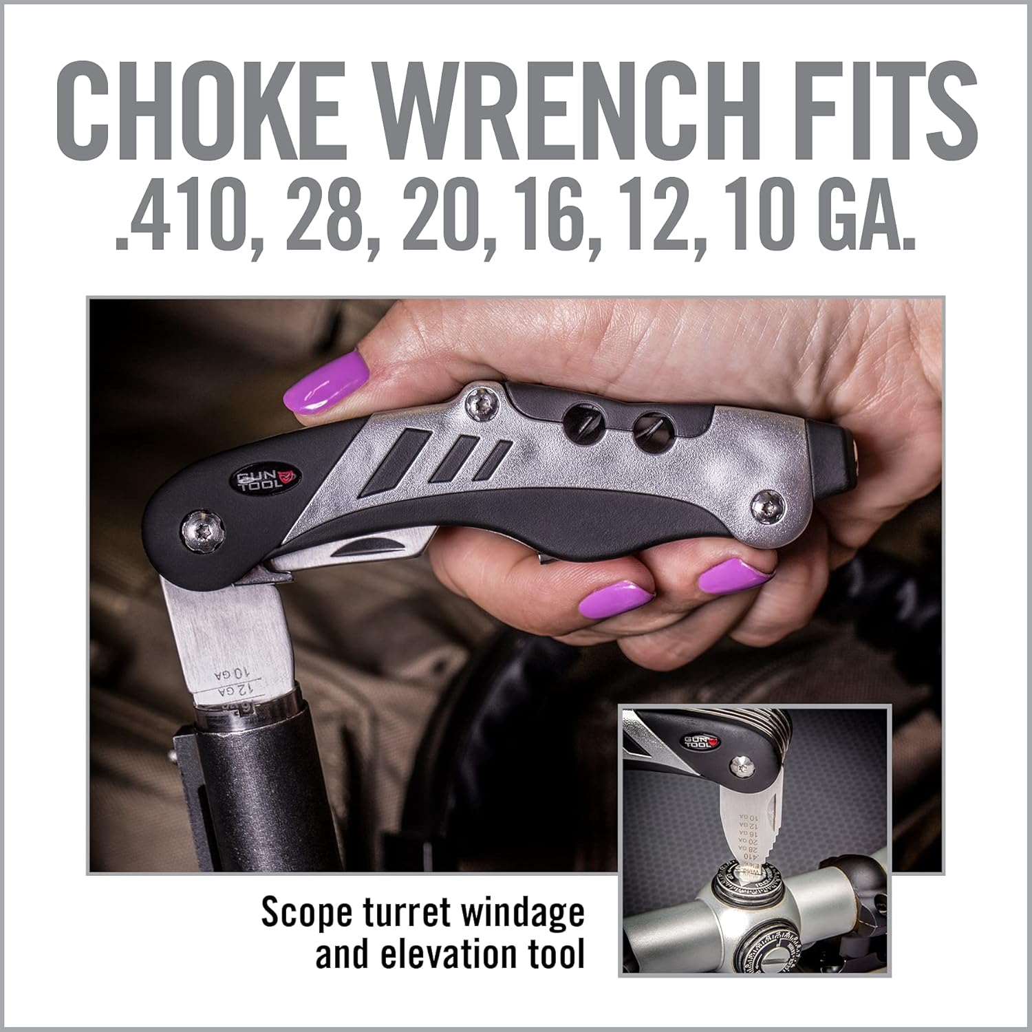 Real Avid Gun Tool - 18-In-1 Gunsmithing Shotgun & Rifle Multi Tool - Bit Driver, Torq Bits, Choke Tube Wrench, Allen Wrench