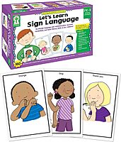 Key Education 160 American Sign Language Flash Cards for Kids, ASL Flashcards for Preschool, Kindergarten