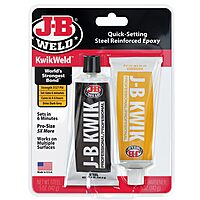 J-B Weld 8271 KwikWeld Professional Size Steel Reinforced Epoxy Twin Pack - 10 oz. 10 oz Epoxy