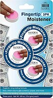 Nadex 3 Pack Fingertip Moistener Pads - Non-Slip Counting Cash Bills Separating Documents