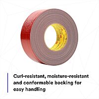 3M 8979N Performance Plus Duct Tape, Red, 2 in x 60 yds x 12.1 mil – Highly Specialized Duct Tape for Demanding Applications