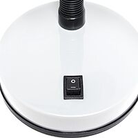 SIMPLE DESIGNS LD1003 Basic Metal Desk Lamp with Flexible Hose Neck