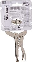 IRWIN Tools VISE-GRIP Locking C-Clamp, Original, Swivel Pad Tip, 4-inch (100mm) (165)