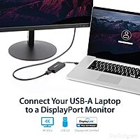StarTech.com USB 3.0 to HDMI/DisplayPort External Video Adapter - 4K 30Hz