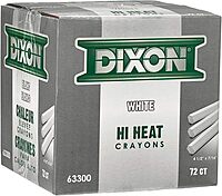 DIXON TICONDEROGA Melt Metal Marking Crayons, Hex 4.5 x 1/2 in