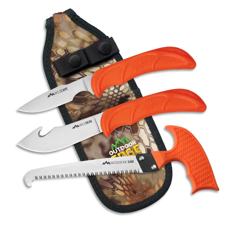 OUTDOOR EDGE Wild Hunting Knife Kits - Fixed Blade