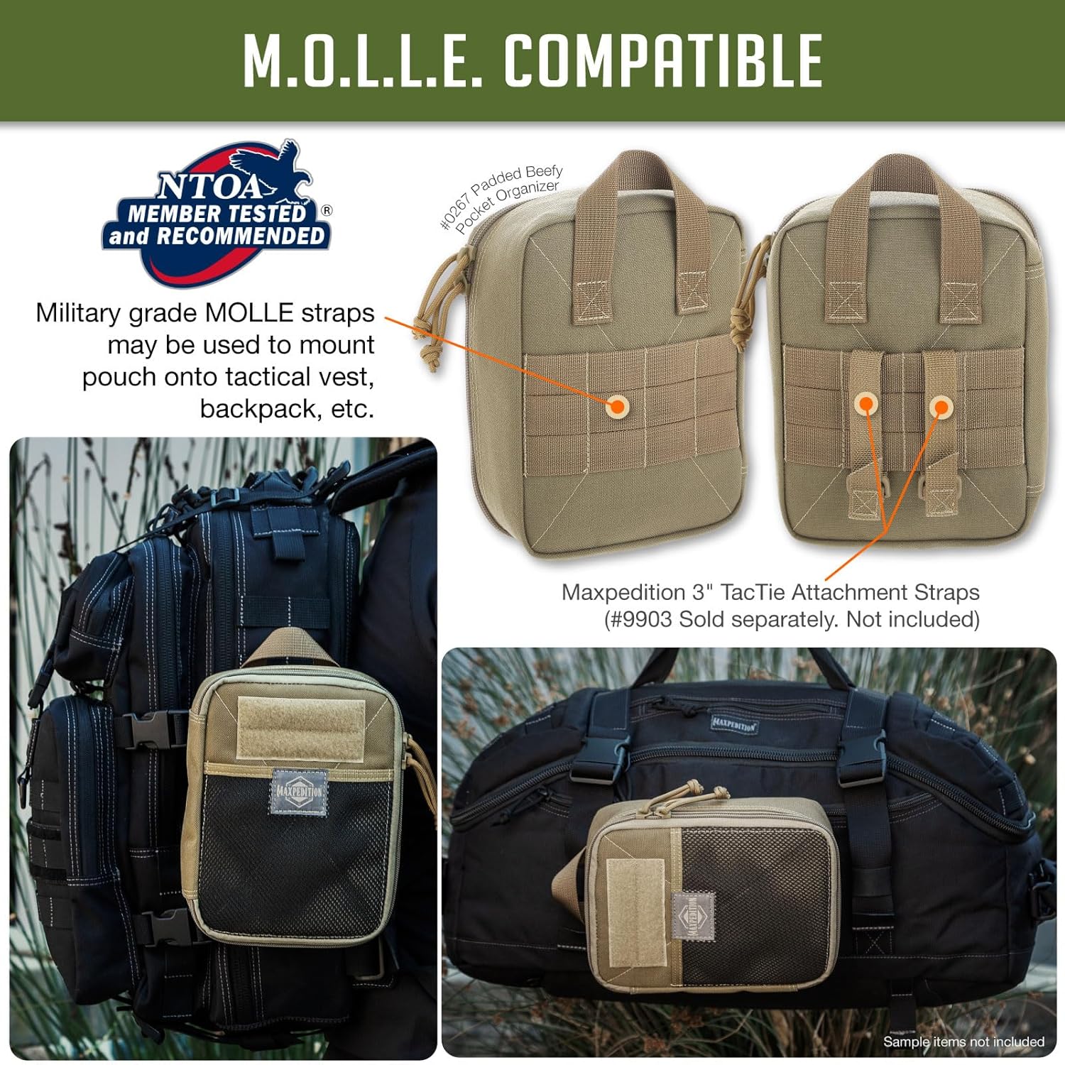 MAXPEDITION Padded Beefy Pocket Organizer EDC Pouch