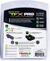 TRUGLO TFX PRO Handgun Sight, Tritium & Fiber-Optic Day/Night