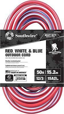 SOUTHWIRE 12/3 SJTW Heavy-Duty Extension Cord