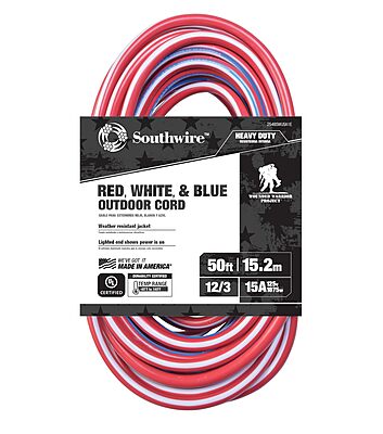 SOUTHWIRE 12/3 SJTW Heavy-Duty Extension Cord
