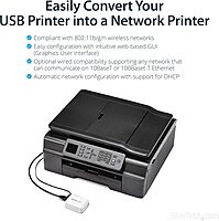 StarTech.com USB 2.0 10/100Mbps Network Print Server