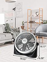 BLACK+DECKER Portable Indoor Fans, 3-Speed Tabletop & Floor