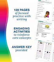Spectrum Kindergarten Writing Workbook, Ages 5 to 6, Grade K Writing Workbook, Writing Practice with Alphabet Letters, Sight Words, Reports, and Stories - 128 Pages (Volume 34)