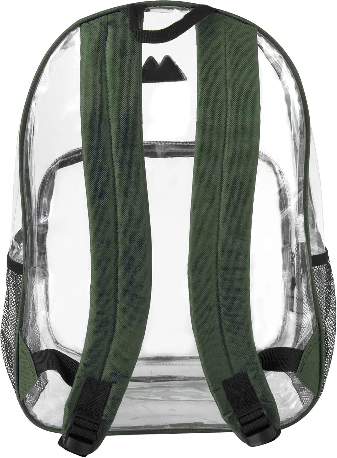 Summit Ridge Waterproof Clear Backpack with Water Bottle Holder - Stadium Approved Heavy-Duty Clear Backpack