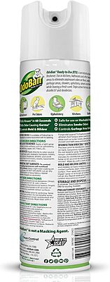 OdoBan Ready-to-Use 360-Degree Continuous Spray Disinfectant & Harsh Aroma Eliminator, Fabric and Air Freshener, Made in the USA, Original Eucalyptus Scent, 14.6 Ounces 14.6 Fl Oz (Pack of 1)