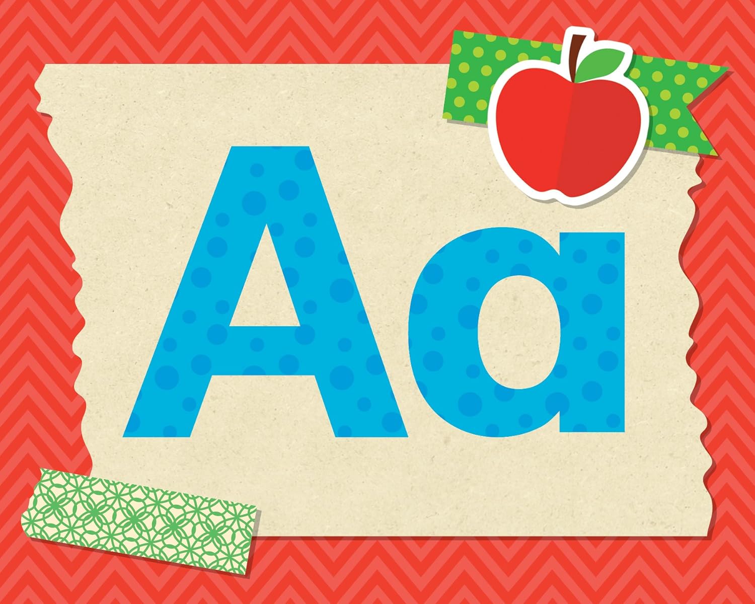 Scholastic Teachers Friend Tape It Up! Alphabet Mini Bulletin Board Set, Pre-K To Grade 6